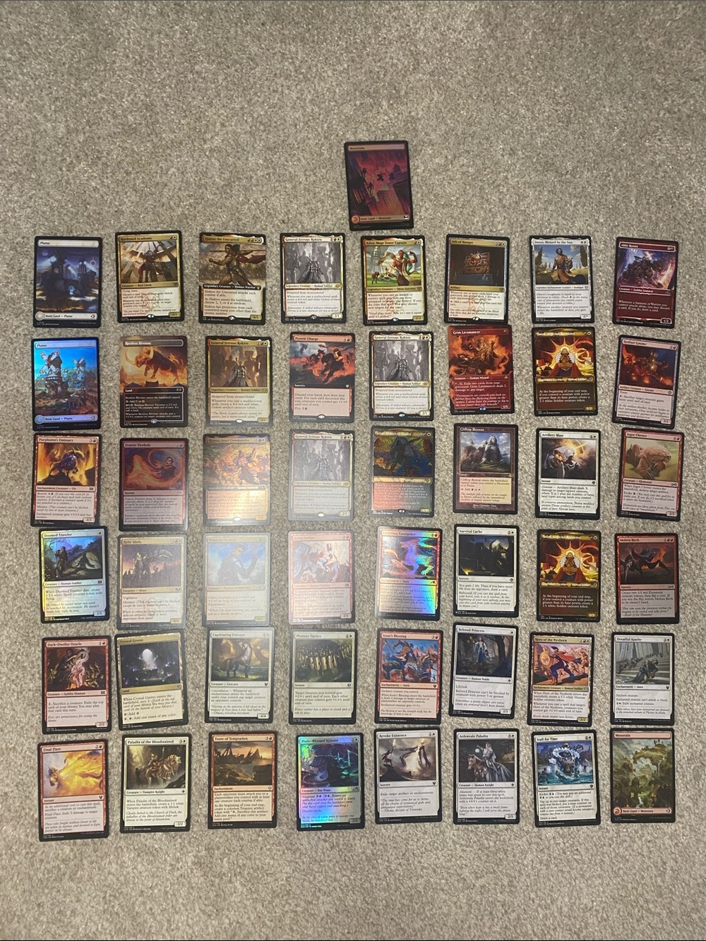 Magic Card Lot - 49 White/Red Cards